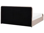 Säng med förvaring LUNAN Bouclé Taupe 180 x 200 cm_1048588