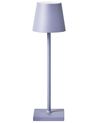 Wireless LED Table Lamp BACEIRO Metal Light Violet
