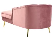 Left-Hand Chaise Longue ALLIER Velvet Pink_795594