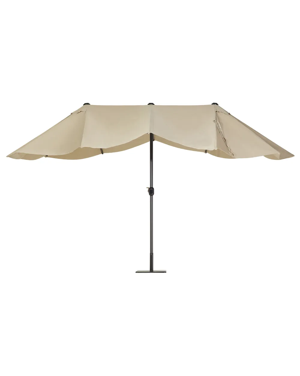 Patio Parasol 460 cm SIBILLA Beige_680034