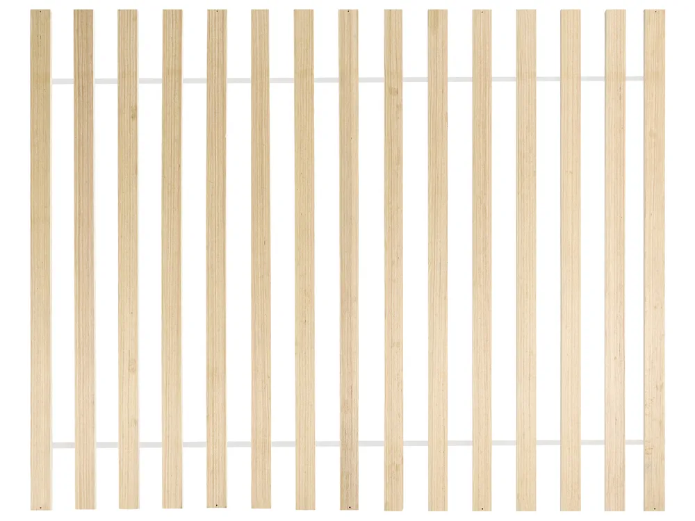 Säng med lamellram Furu SALERNAS 180 x 200 cm Svart_1032047