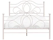 Sänky Metalli LYRA 140 x 200 cm Vaaleanbeige_1162004