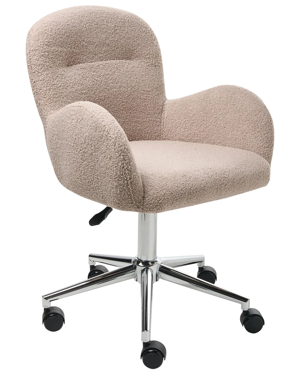Desk Chair PRIDDY Boucle Beige_1006291
