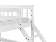 Bunk Bed Pine Wood BIERNE 90/140 x 200 cm White_987620