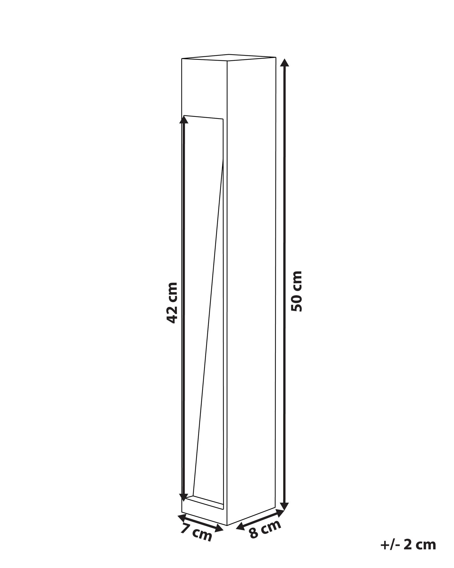 Outdoor LED Bollard Lamp SABINO Black_917074