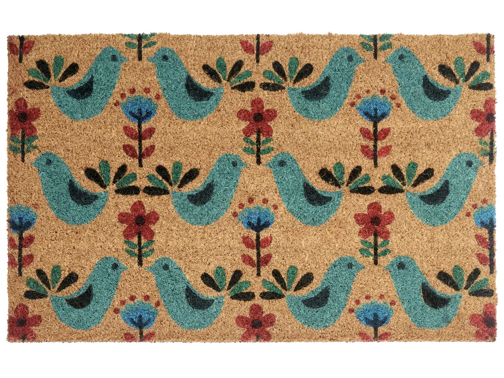 Doormat TANANA Multicolour 50 x 80 cm Bird Coir
