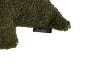 Set med 3 dekorativa kuddar WINTERLAND 30 x 35 cm 45 x 25 cm Bouclé Taupe Julmotiv_1032966