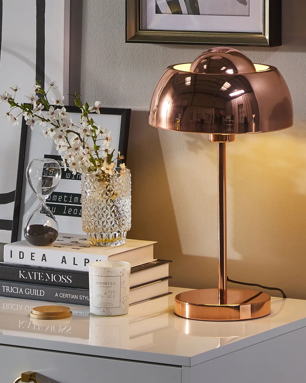Table Lamp SENETTE Metal Copper
