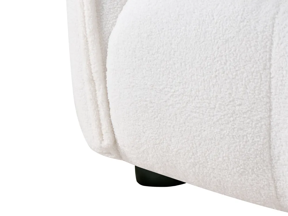 Sofa 2 Seater HALBA Boucle White_1002545