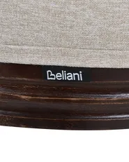 Tuolisetti 2 kpl NIVLOC Puu Tummanruskea/beige_1095732