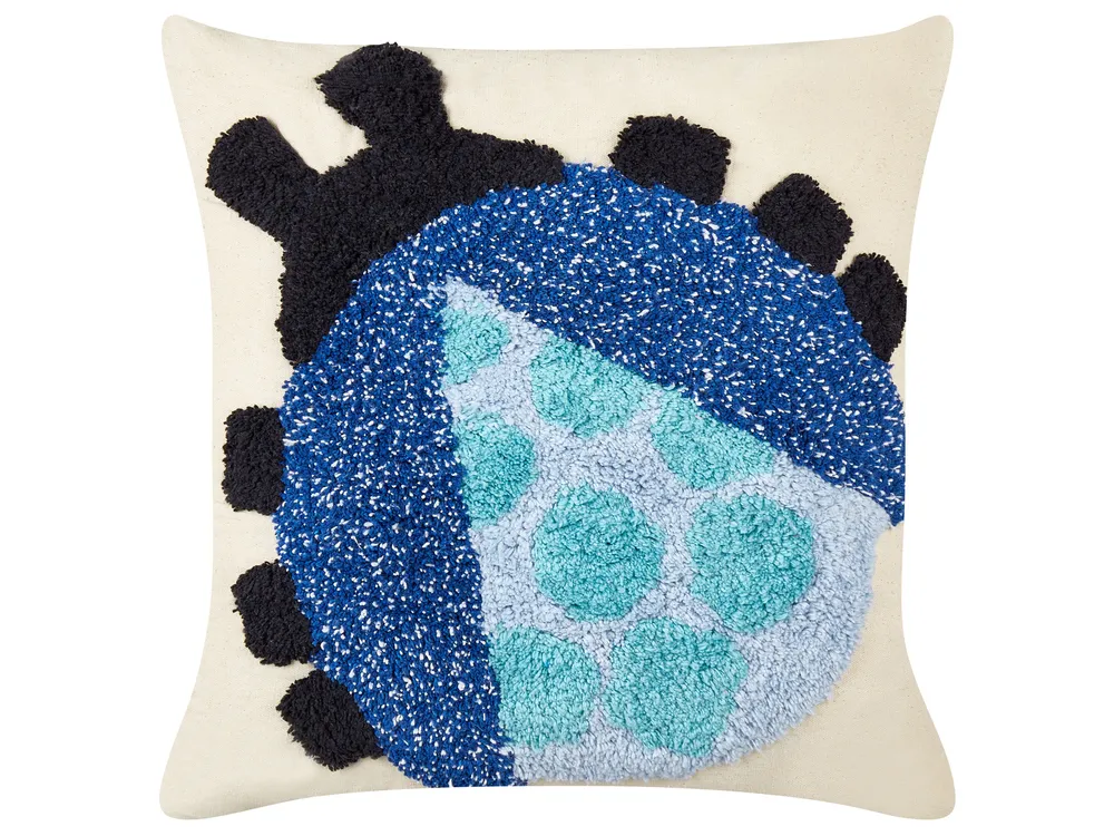 Set of 2 Decorative Cushions LADYBIRD Cotton 45 x 45 cm Multicolour_913212