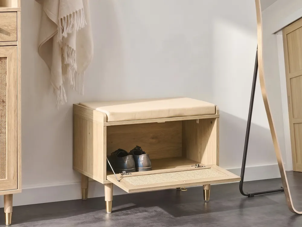 Shoe Bench FORSTER Light Brown_1080133