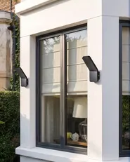 Set of 2 Outdoor LED Wall Lights TYNET Black_1102968