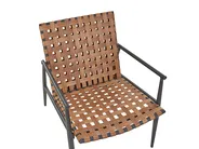 Bistro Set ZIRIA PE Rattan Brown_938719