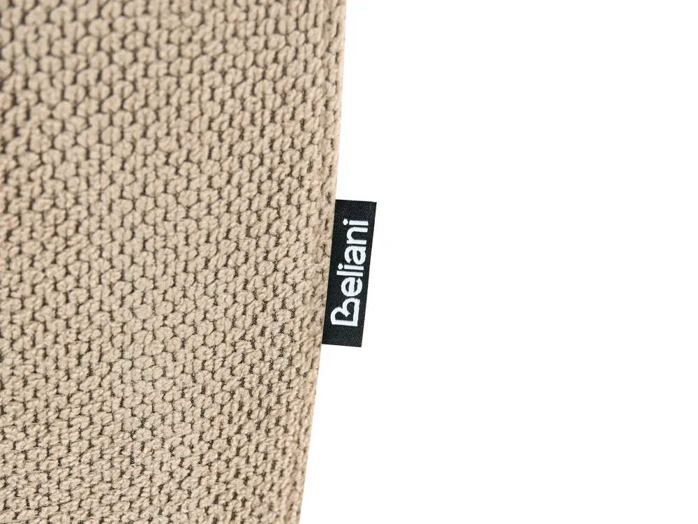 Sofa Bed 3 Seater ASBY Fabric Light Brown_1079506