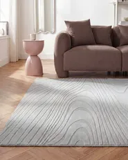 Faux Fur Rug ONTAKE Light Grey 160 x 230 cm_1093464