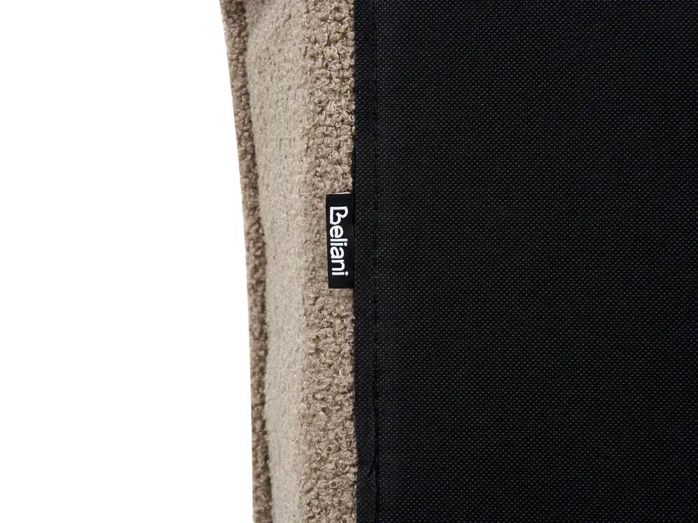 Bed Boucle VINAY 160 x 200 cm (EU King Size) Brown_969426
