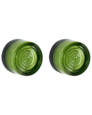 Set of 2 Outdoor Wall Lights VEIGA Green_1107811