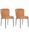Set of 2 Dining Chairs ADA Orange