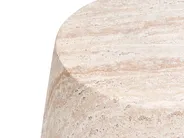 Side Table BIENTINO 46 cm 46 cm Travertine Effect_1007423