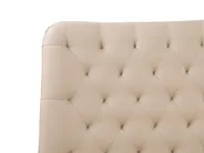 Bed Faux Leather ESSONNE 160 x 200 cm (EU King Size) Beige_788945