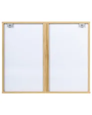 Wall Mirror ROSELL 80 cm 65 cm Light Brown_952923
