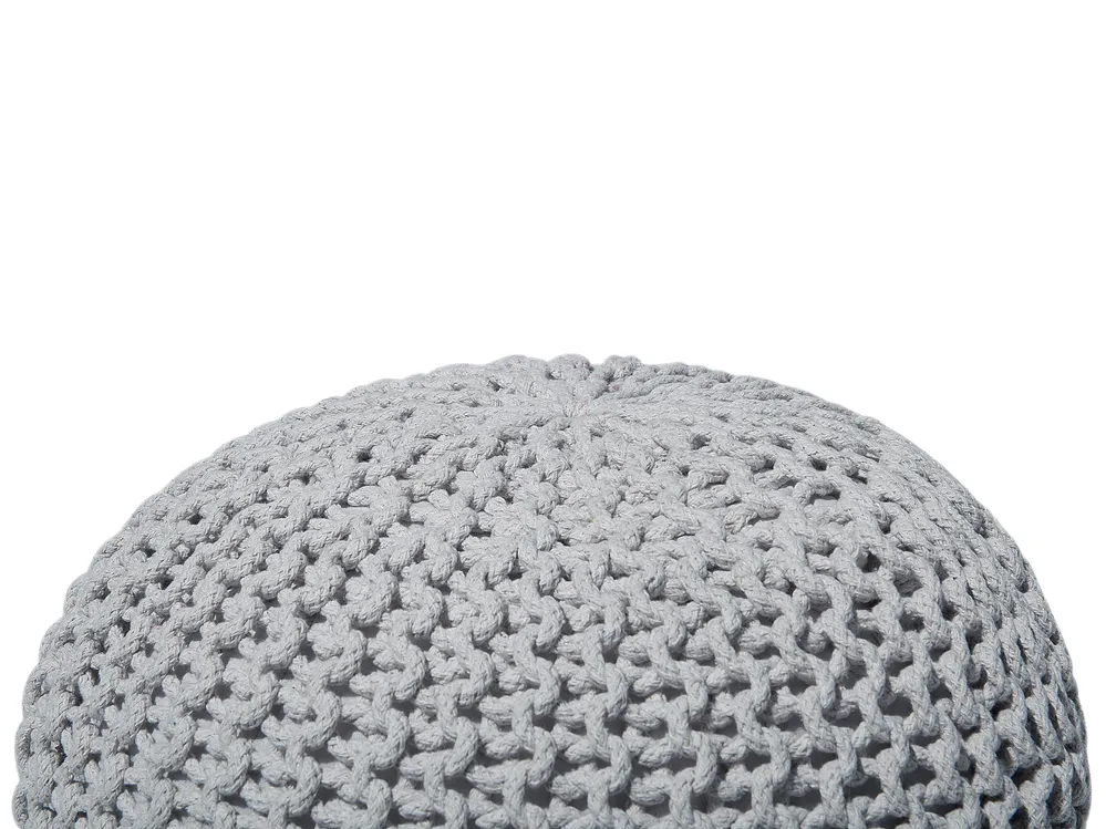 Pouffe CONRAD Cotton Light Grey_813925