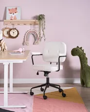 Desk Chair PAWNEE Boucle Off-White_1016758