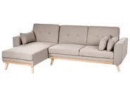 Kulmavuodesohva 3-istuttava KAARINA Kangas Beige Oikea_1095543