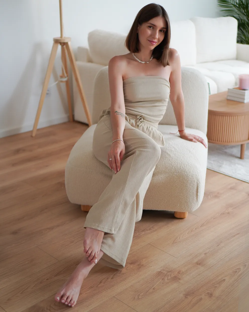 Sittmodul AMLI Bouclé Off-White_1143456