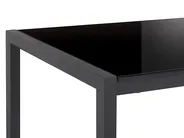 Förlängningsbart matbord GRANADA Svart 120/160 cm 80 cm_820887