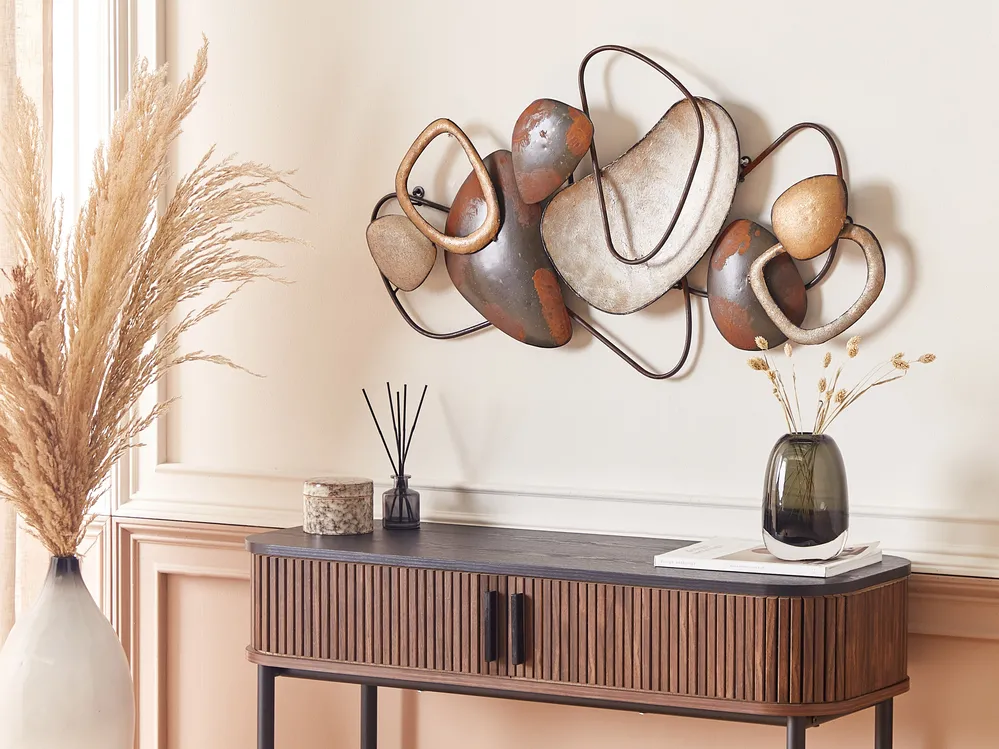 Wall Decor COBALT Metal 50 cm Brown