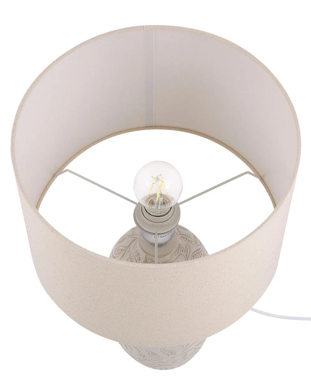 Table Lamp SALZA Ceramic Beige_790825