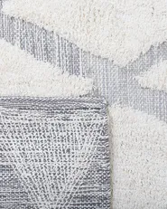 Matta PENDIK Ljusbeige 140 x 200 cm Bomull_857615