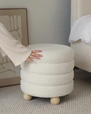 Sittpuff CHILLY Bouclé Off-White_1160783
