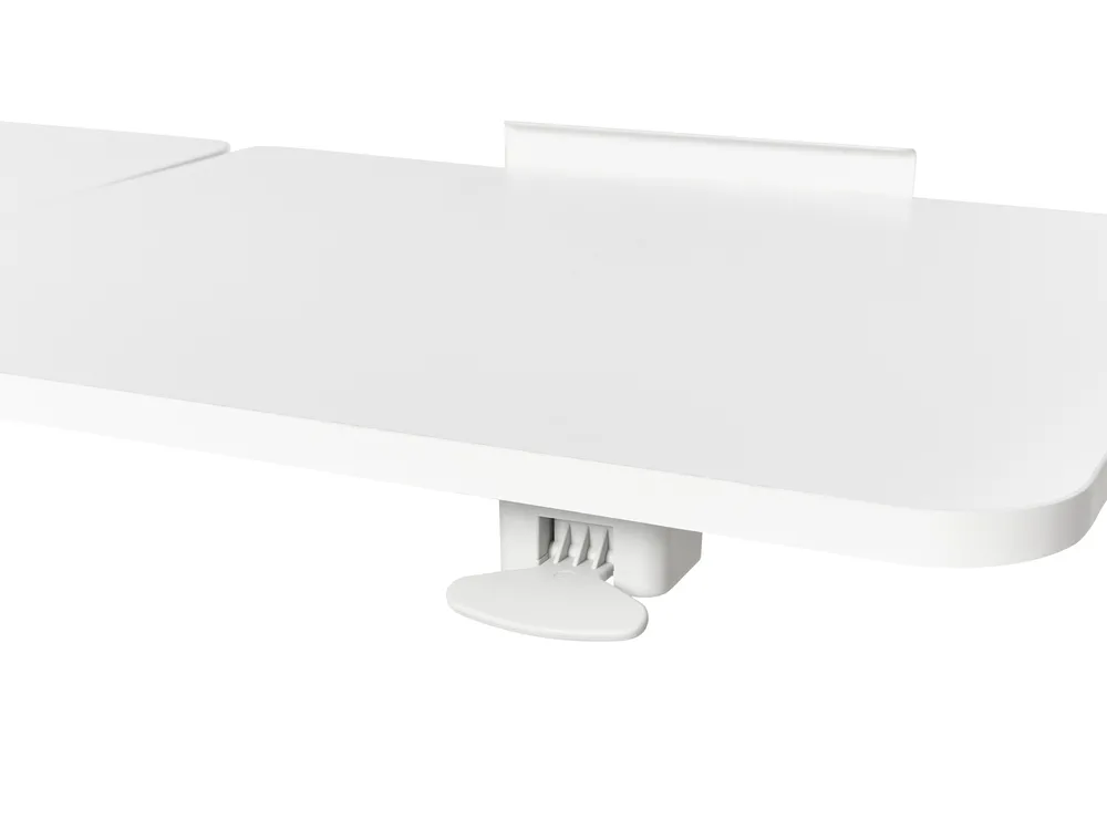 Manuellt justerbart laptopstativ SCHOLA 70 cm 40 cm Vit_1015029