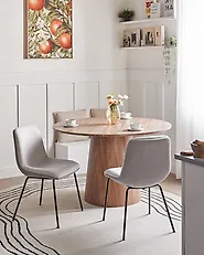 Set med 2 matstolar LORIDA Grå_1184106