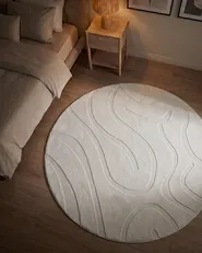 Matta SELVORI Off-White ø 160 cm_1123981