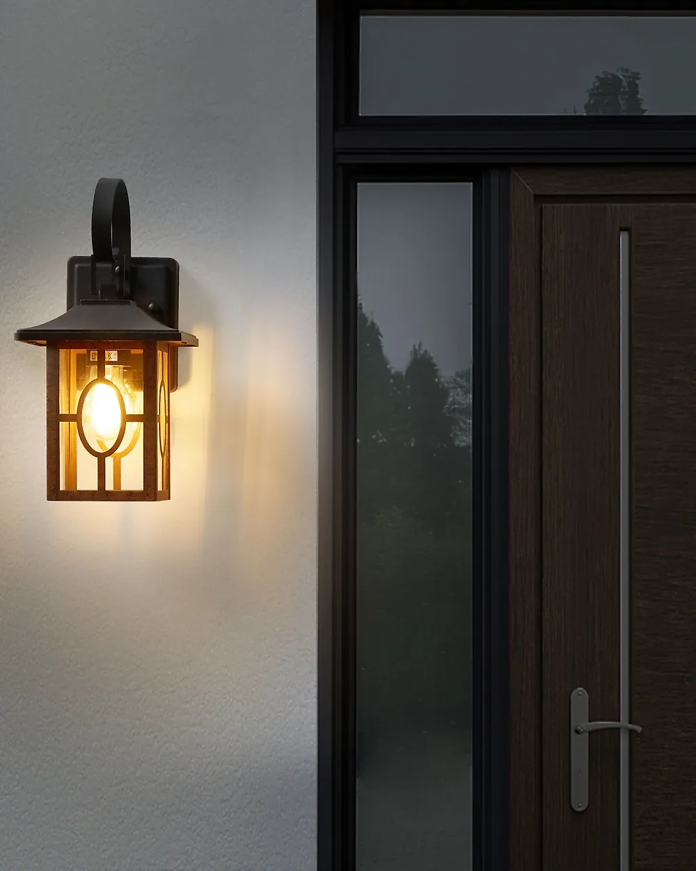 Utendørs vegglampe SHAGGIE Brun_1182395
