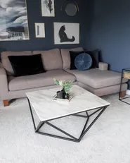 Soffbord MALIBU Vit marmor_801913