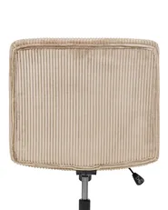 Desk Chair GEDDES Corduroy Beige_1077008