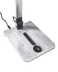 LED Desk Lamp AQUILA with Dimmer Silver_1018601