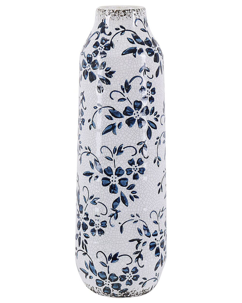 Blomstervase MULAI 30 cm Steintøy Hvit