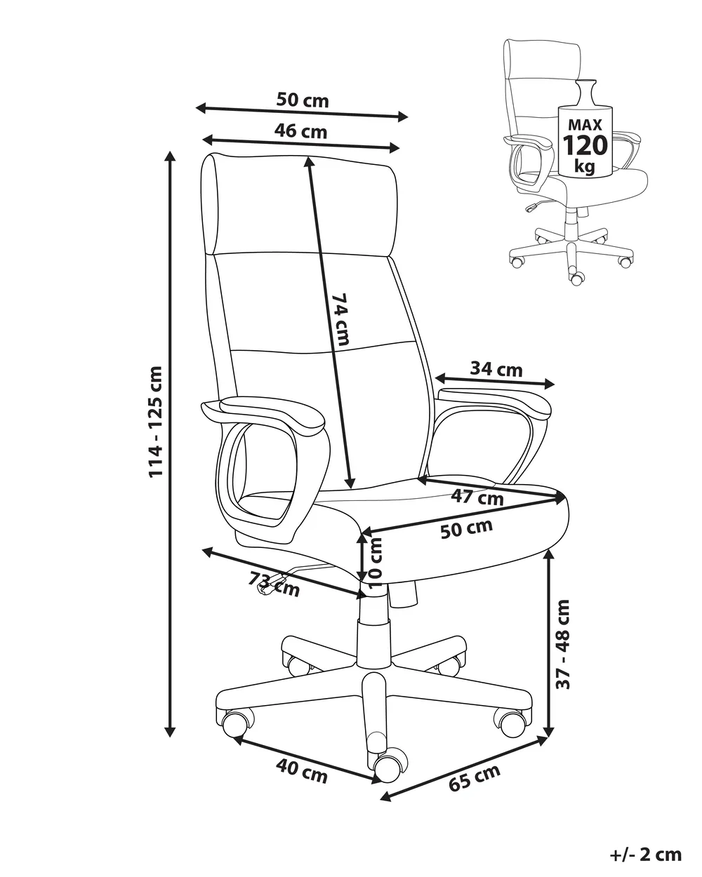 Executive Chair GURU Faux Leather Black_1008682