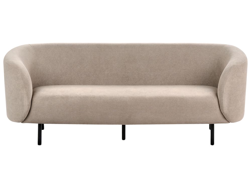Sofa 3 Seater LOEN Fabric Taupe