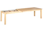 Jatkettava ruokapöytä MADURA Vaalea saarniviilu 180/280 cm 100 cm_992813