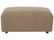 Modular Corner Sofa 3 Seater HEDE with Ottoman Fabric Brown Right Hand_1087467