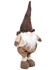 Set of 3 Christmas Decorations KOSKENKORVA 70/58-80/80-104 cm Gnome Brown_1174184