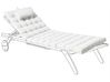 Sun Lounger Pad Cushion CESANA PREMIUM 192 x 56 cm Off-White
