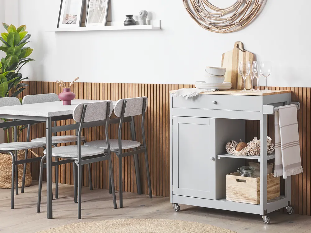 Kitchen Trolley TRAPANI Grey